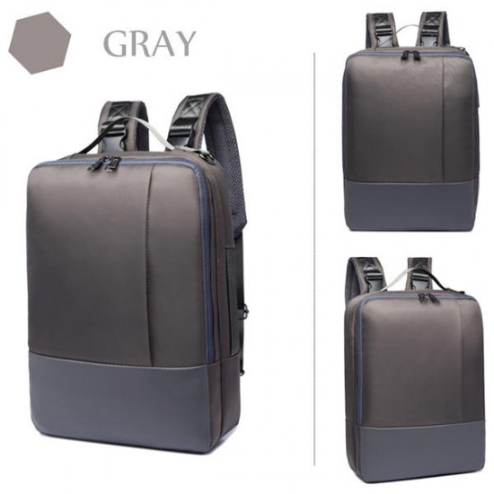 16.5inch Laptop Multifunctional Men Nylon Backpack Business Travel Handbag Crossbody Bag