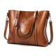 Women Tote Handbags Vintage Front Pocket Shoulder Bag Large Capacity Crossbody Bags