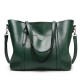 Women Tote Handbags Vintage Front Pocket Shoulder Bag Large Capacity Crossbody Bags