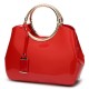 Women High Quality Patent Leather Elegant Handbag