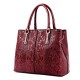 Women Faux Patent Leather Elegant Handbag Shoulder Bag