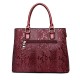 Women Faux Patent Leather Elegant Handbag Shoulder Bag