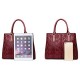 Women Faux Patent Leather Elegant Handbag Shoulder Bag