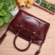 Women Genuine Leather Vintage Oil Wax Handbag