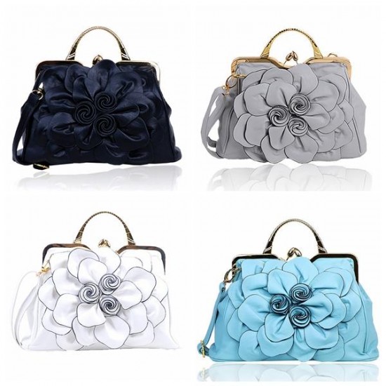 Brenice Women Elegant Handbag Floral Fashion Cosmetic Bag