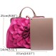 Brenice Women Elegant Handbag Floral Fashion Cosmetic Bag