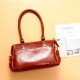 Women Genuine Leather Cowhide Vintage Designer Handbag Shoulder Bag