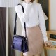 Women Patent Leather Seashell Bag Portable Diagonal Bag