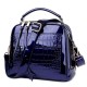 Women Patent Leather Seashell Bag Portable Diagonal Bag