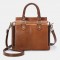 Women Genuine Leather Multifunction Crossbody Bag Handbag