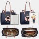 2PCS Women Fashion Crossbody Bag Cat Pattern Handbag