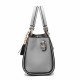 Stitching PU Leather Designer Purses and Handbag Casual Shoulder Bag Warm Sweet Tote with Tassels for Women Daily