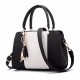 Stitching PU Leather Designer Purses and Handbag Casual Shoulder Bag Warm Sweet Tote with Tassels for Women Daily