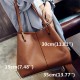 2pcs Women Leather Large Shoulder Messenger Shopping Bag Purse Handbag Tote