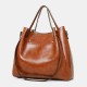 Women 4Pcs Vintage Handbag Crossbody Bag Solid Shoulder Bag