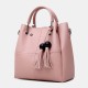 Women 3Pcs Tassel Multi-function Handbag Crossbody Bag