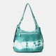 Women Tie Dye Multi-carry Waterproof Large Capacity Crossbody Bag Shoulder Bag Handbag Backpack