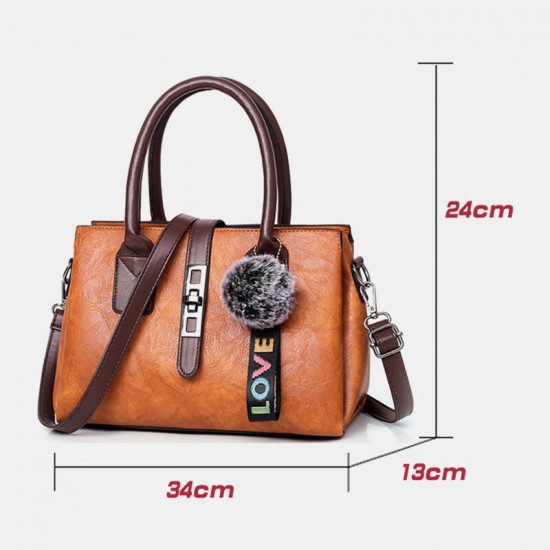 Women 3PCS PU Leather Multi-Layers Ladies Bags Casual Business Handbag Crossbody Bag