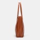 Women PU Leather Spring Vintage Large Capacity Shoulder Bag Handbag Tote