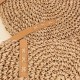 Women Simplicity Stripe Straw Bag Handbags Tote Retro Beach Bag