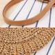 Women Simplicity Stripe Straw Bag Handbags Tote Retro Beach Bag