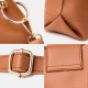 3 PCS PU Leather Vintage Solid Large Capacity Wallet Clutch Bag Phone Bag Handbag Crossbody Bag Shoulder Bag