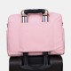 Women Canvas Solid Color Large Capacity 14 inch Laptops Bag Multi-compartment Handbag Briefcase